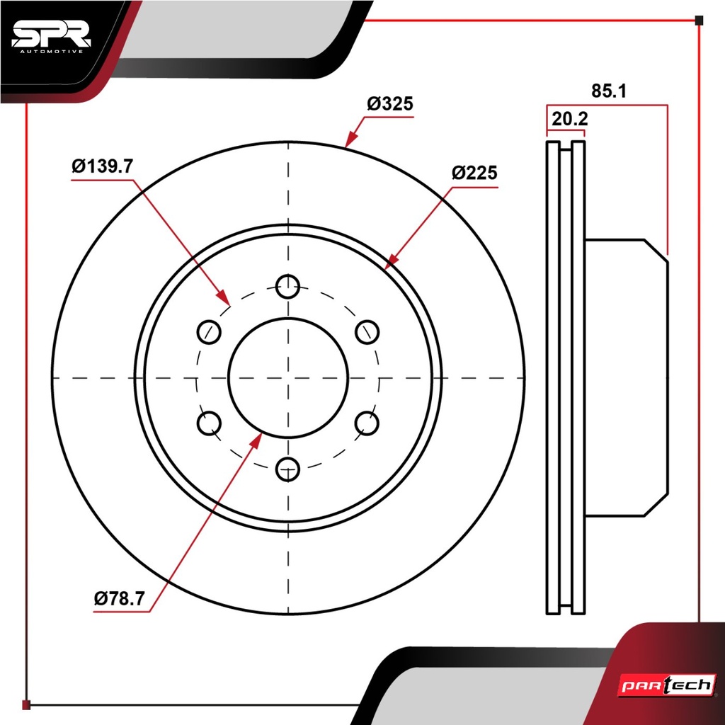 DISCO TRAS. GMC YUKON V8 4.8L GAS 2001-2004 (VENTILADO)