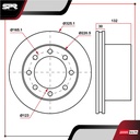DISCO TRAS. CHEVROLET SILVERADO 3500 V8 6.0L 2001-2007 (VENTILADO)
