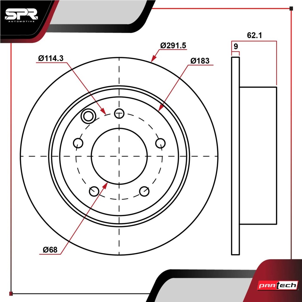 DISCO TRAS. NISSAN SENTRA L4 1.8L GAS 2015-2019 (SOLIDO)