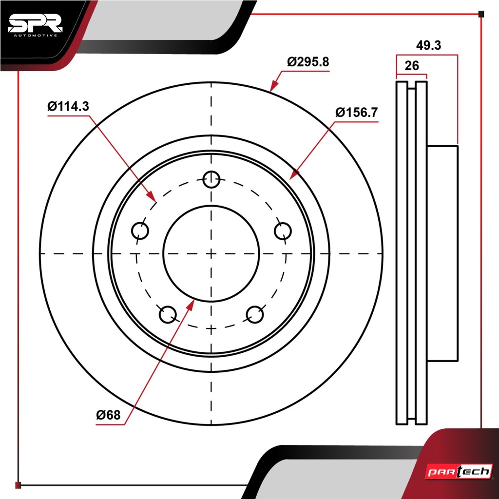 DISCO DEL. NISSAN ALTIMA L4 2.5L GAS 2007-2012 (VENTILADO)