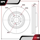 DISCO DEL. CHRYSLER 200 L4 2.4L GAS 2015-2017