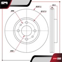 DISCO DEL. DODGE VISION L4 1.6L GAS 2015-2018 (VENTILADO)