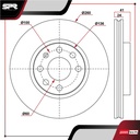 DISCO DEL. CHEVROLET TORNADO L4 1.8L GAS 2004-2019 (VENTILADO)