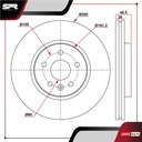 DISCO DEL. CHEVROLET TRAX L4 1.8L GAS 2013-2020 (VENTILADO)