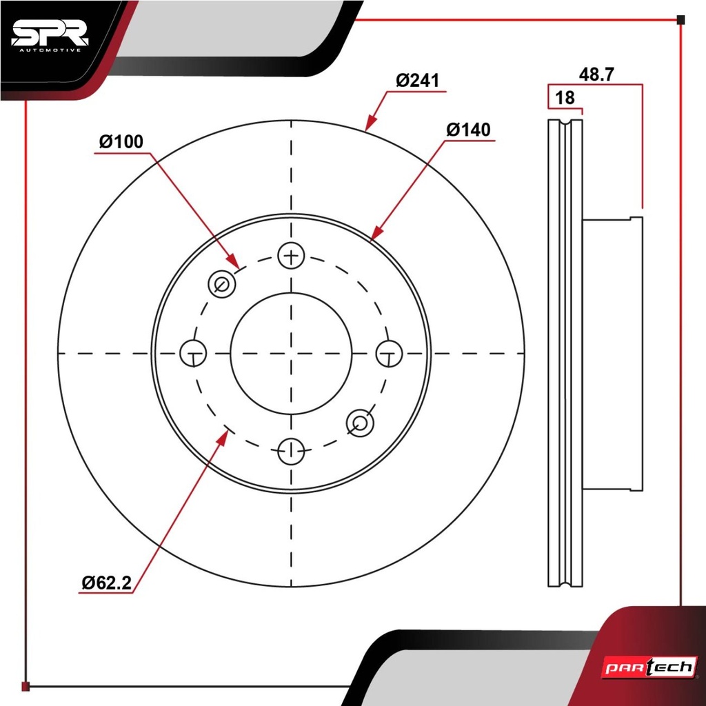 PA-DP-11002 — DISCO DEL. HYUNDAI I10 L4 1.1L GAS 2012-2014 (VENTILADO)