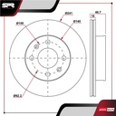 DISCO DEL. HYUNDAI I10 L4 1.1L GAS 2012-2014 (VENTILADO)