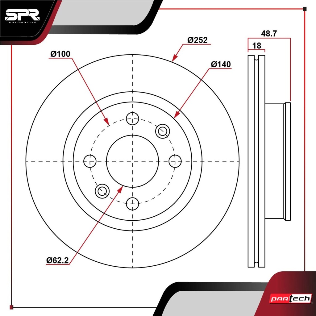 PA-DP-11003 — DISCO DEL. HYUNDAI GRAND I10 1.2L GAS 2018-2023