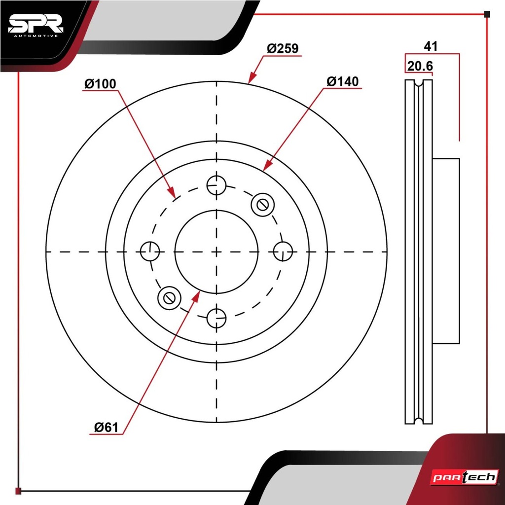 DISCO DEL. RENAULT CLIO L4 1.6L GAS 2002-2010 (VENTILADO)