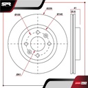 DISCO DEL. RENAULT CLIO L4 1.6L GAS 2002-2010 (VENTILADO)