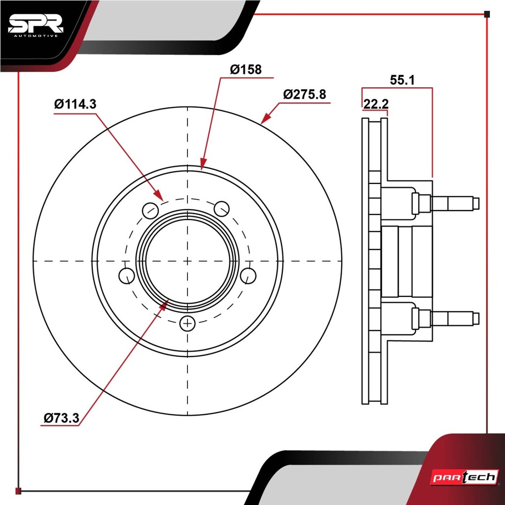 DISCO DEL. FORD EXPLORER V6 4.0L GAS 1991-1992 (VENTILADO)