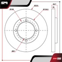 DISCO DEL. TOYOTA AVANZA L4 1.5L GAS 2007-2012 (SOLIDO)