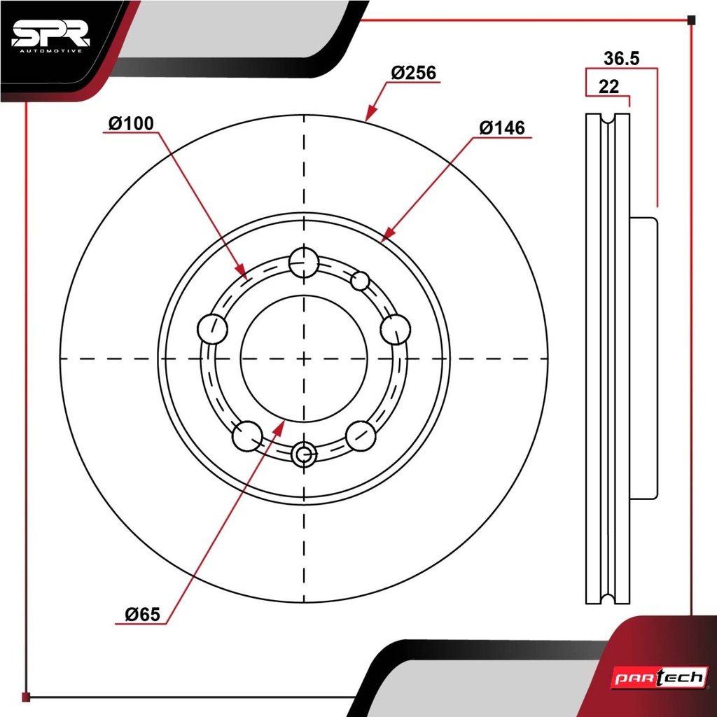 PA-DP-28017 — DISCO DEL. VOLKSWAGEN VENTO L4 1.6L GAS 2014-2022 (VENTILADO)