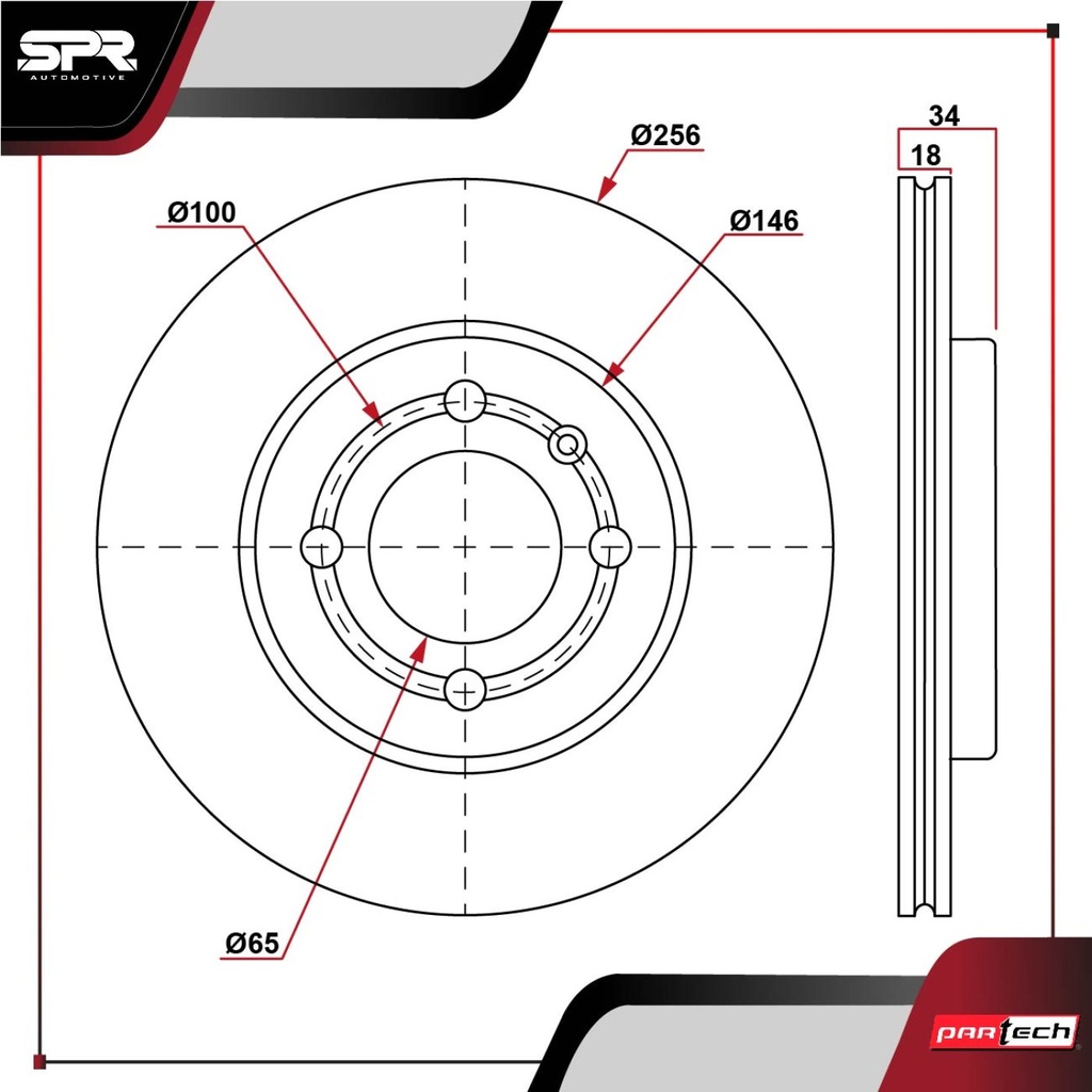DISCO DEL. VOLKSWAGEN GOL L4 1.6L GAS 2009-2020 (VENTILADO)