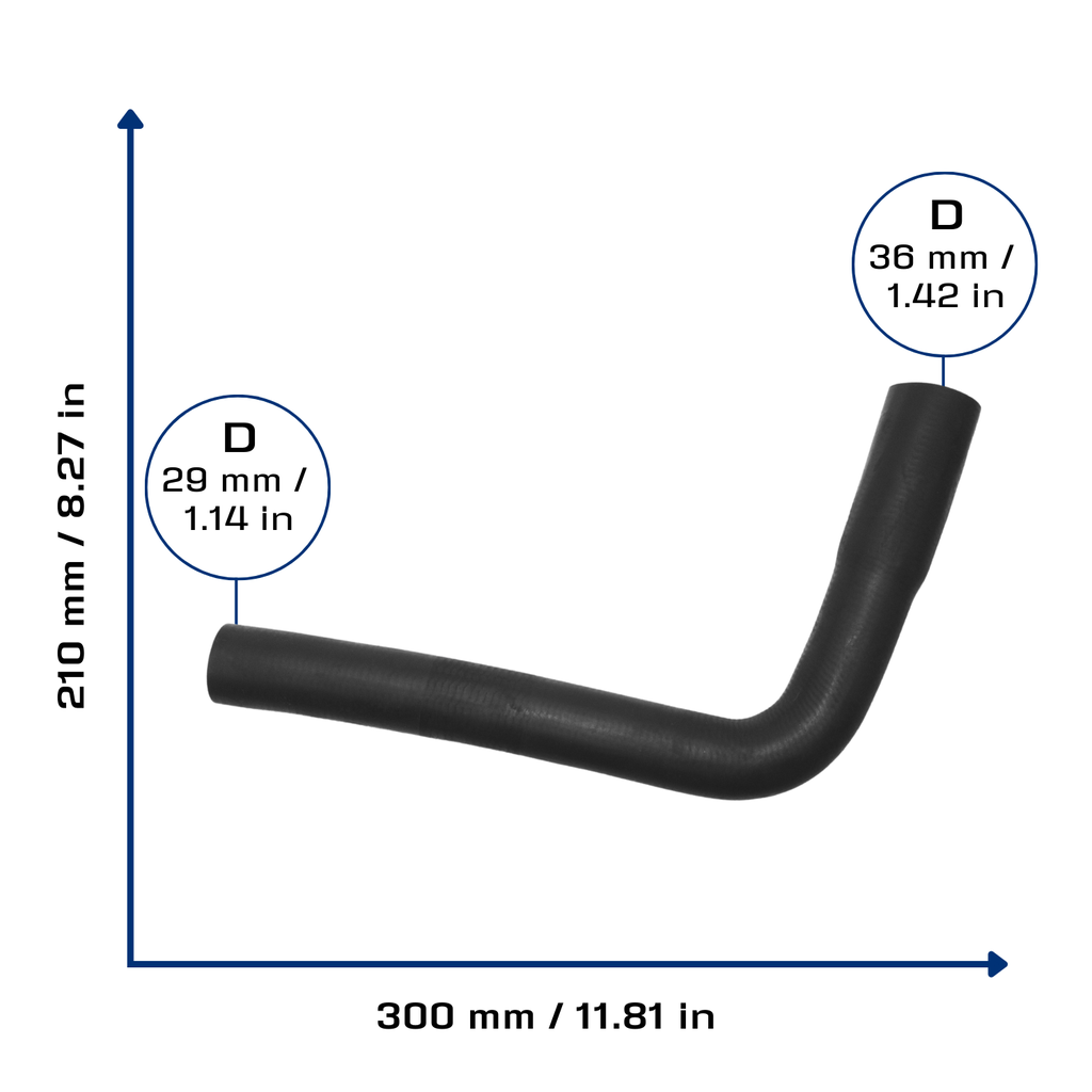 CA-4950 — Manguera Radiador CAUPLAS 4950