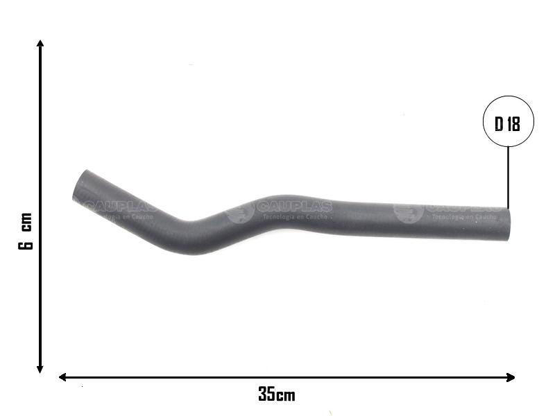 Manguera Para Refrigerante De Radiador CAUPLAS 20119