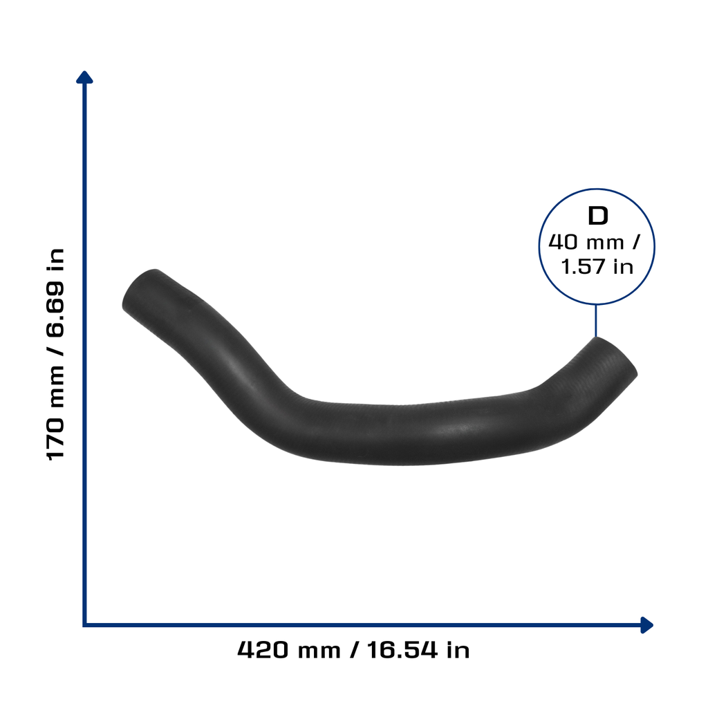 CA-3899 — Manguera Radiador CAUPLAS 3899