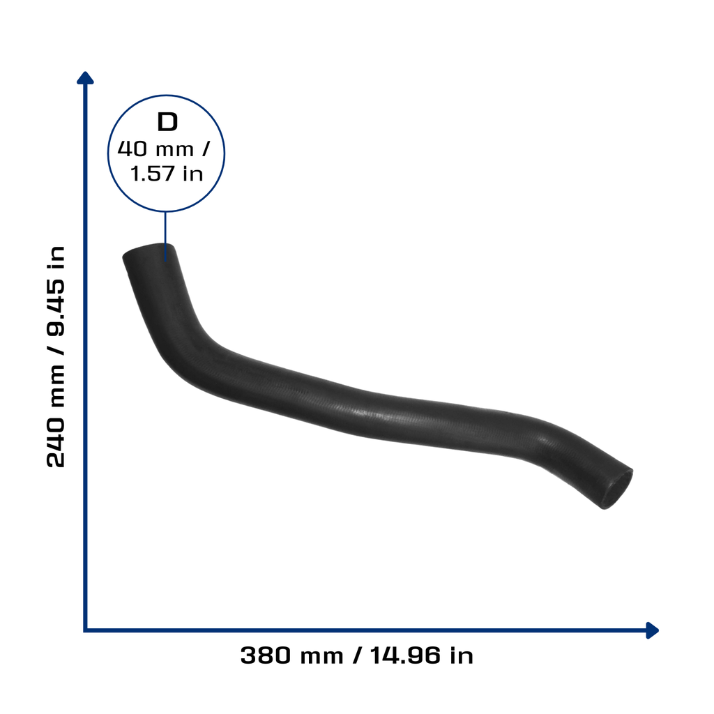 CA-3976 — Manguera Radiador CAUPLAS 3976