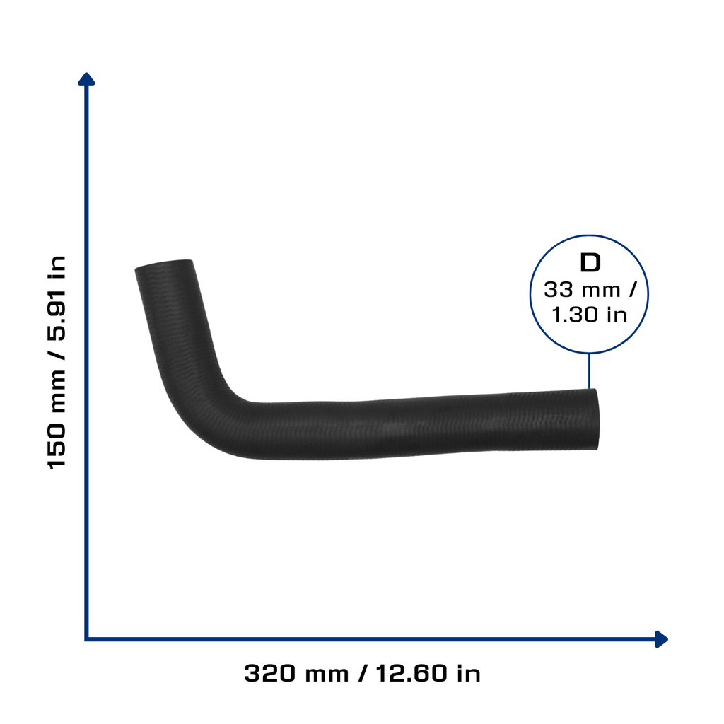 CA-7867 — Manguera Radiador CAUPLAS 7867