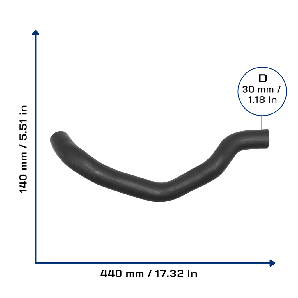 CA-4976 — Manguera Radiador CAUPLAS 4976