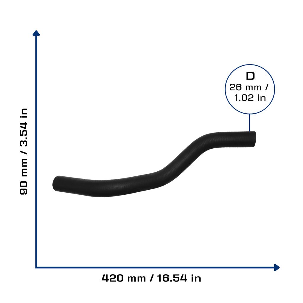 CA-5391 — Manguera Radiador CAUPLAS 5391