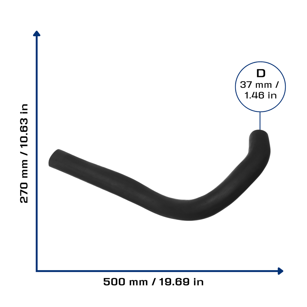 CA-5027 — Manguera Radiador CAUPLAS 5027