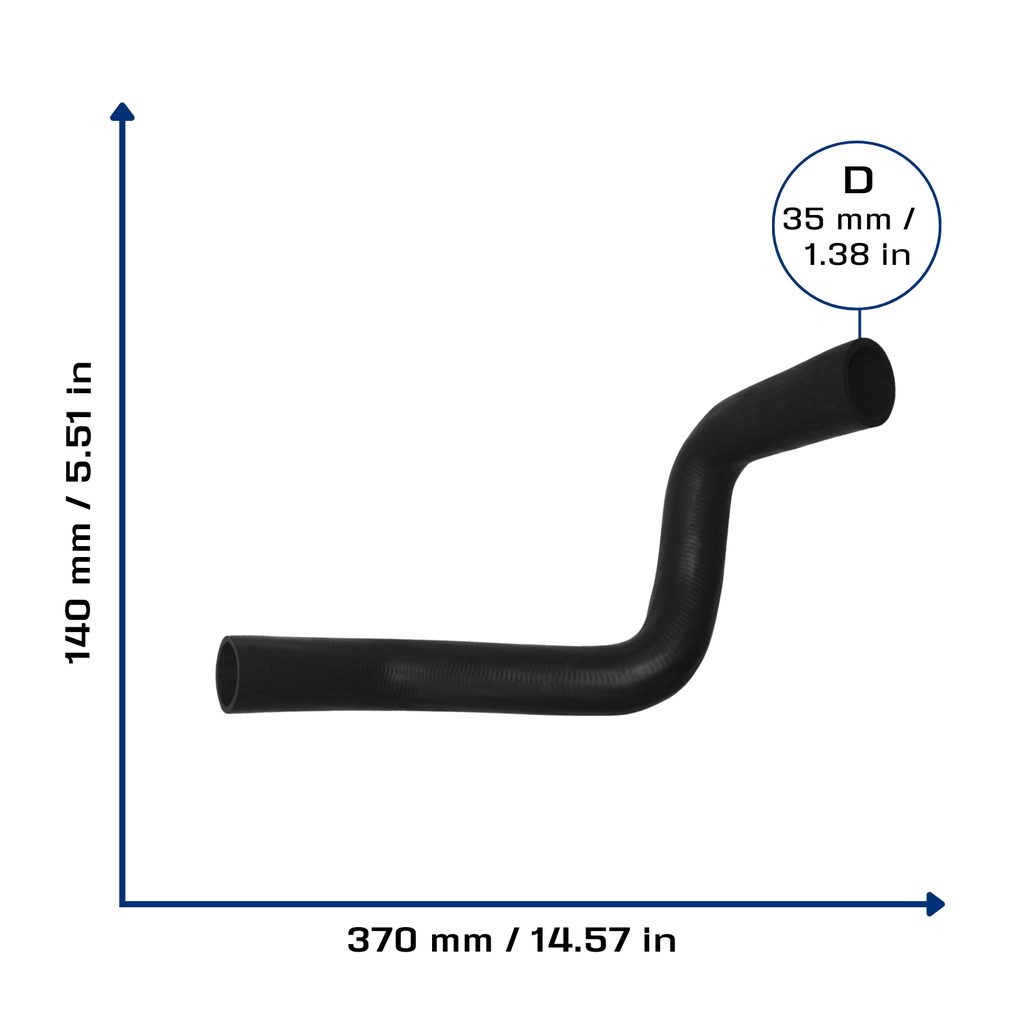 CA-3591 — Manguera Radiador CAUPLAS 3591
