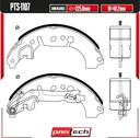 BALATAS DE TAMBOR TRAS. DODGE NEON L4 1.6 GAS 2017-2020