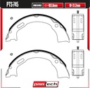 BALATAS DE TAMBOR TRAS. FORD RANGER L4 2.3 GAS 1998-2002