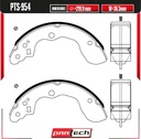 BALATAS DE TAMBOR TRAS. SUZUKI SX4 L4 2.0 GAS 2007-2012