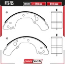 BALATAS DE TAMBOR TRAS. HONDA PASSPORT V6 3.2 GAS 2000-2002