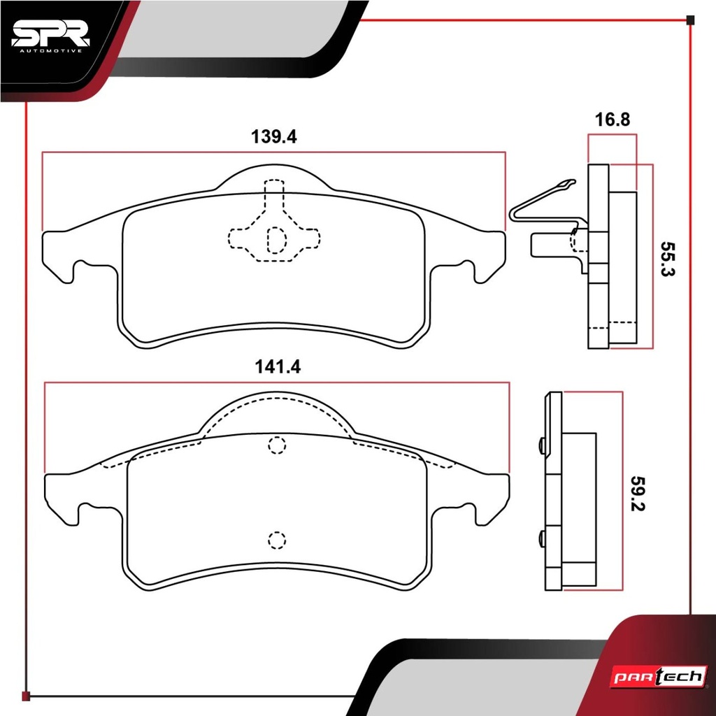 PASTILLAS DE FRENOS TRAS. JEEP GRAND CHEROKEE V8 4.7 GAS 1999-2004
