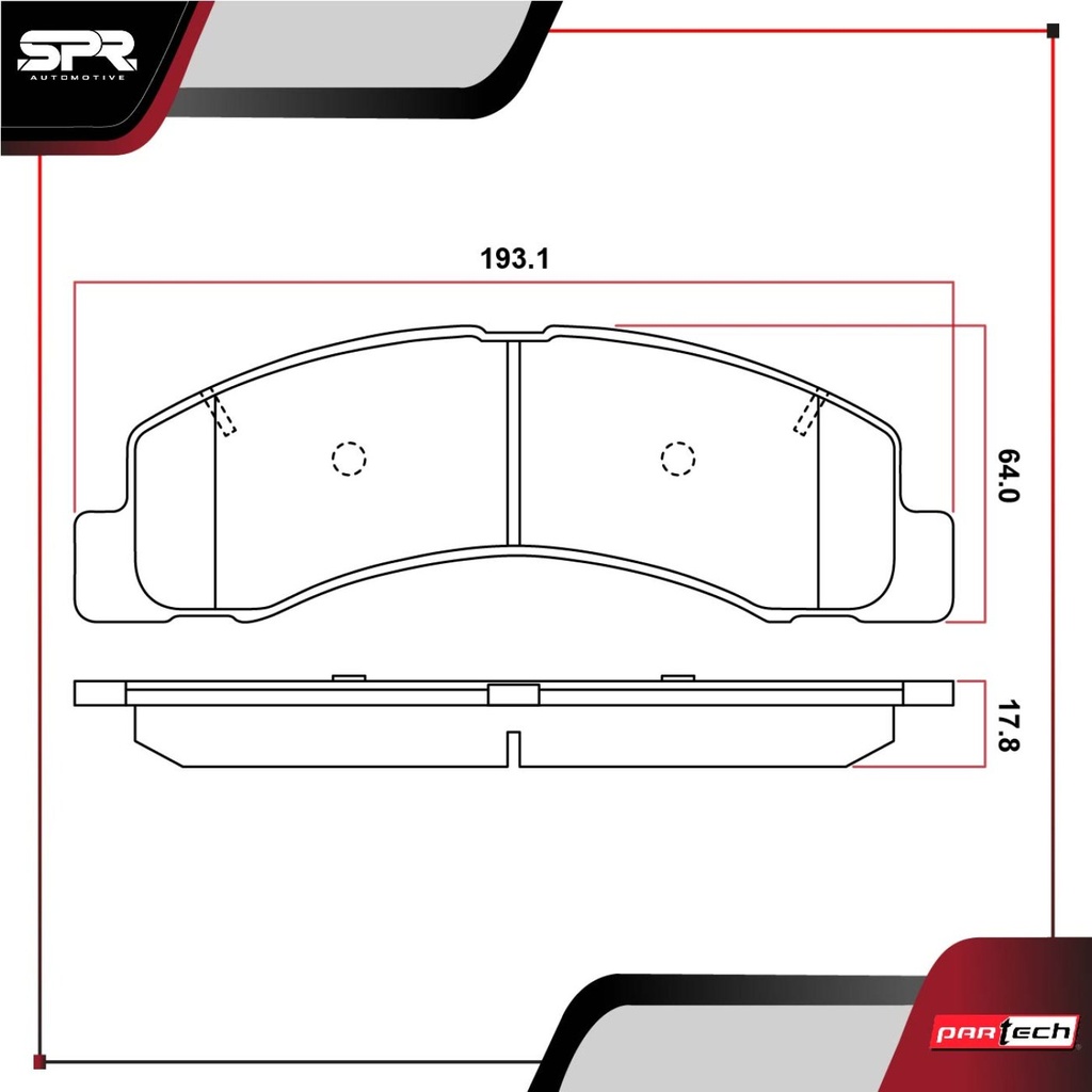 PASTILLAS DE FRENOS DEL. FORD LOBO V8 5.4 GAS 2000-2004