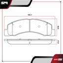 PASTILLAS DE FRENOS DEL. FORD LOBO V8 5.4 GAS 2000-2004