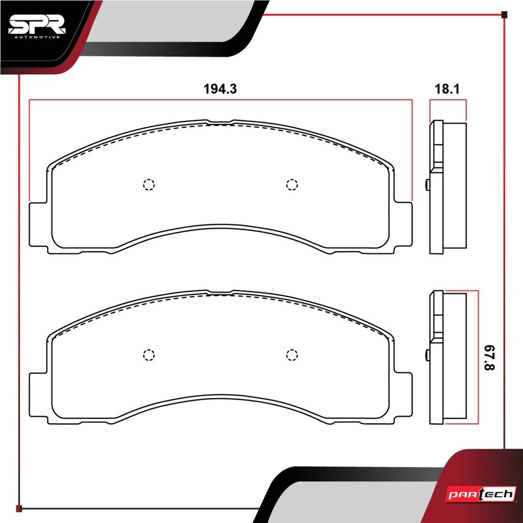 PASTILLAS DE FRENOS DEL. FORD F-150 V8 5.0 GAS 2018-2020