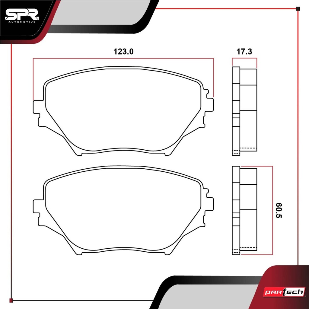 PASTILLAS DE FRENOS DEL. TOYOTA RAV4 L4 2.4 GAS 2001-2004