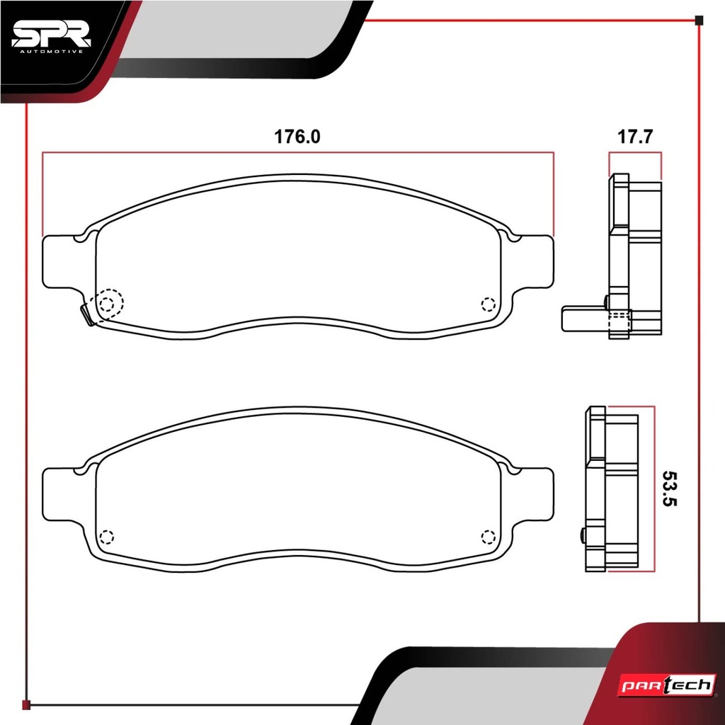 PASTILLAS DE FRENOS DEL. NISSAN TITAN V8 5.6 GAS 2005-2007