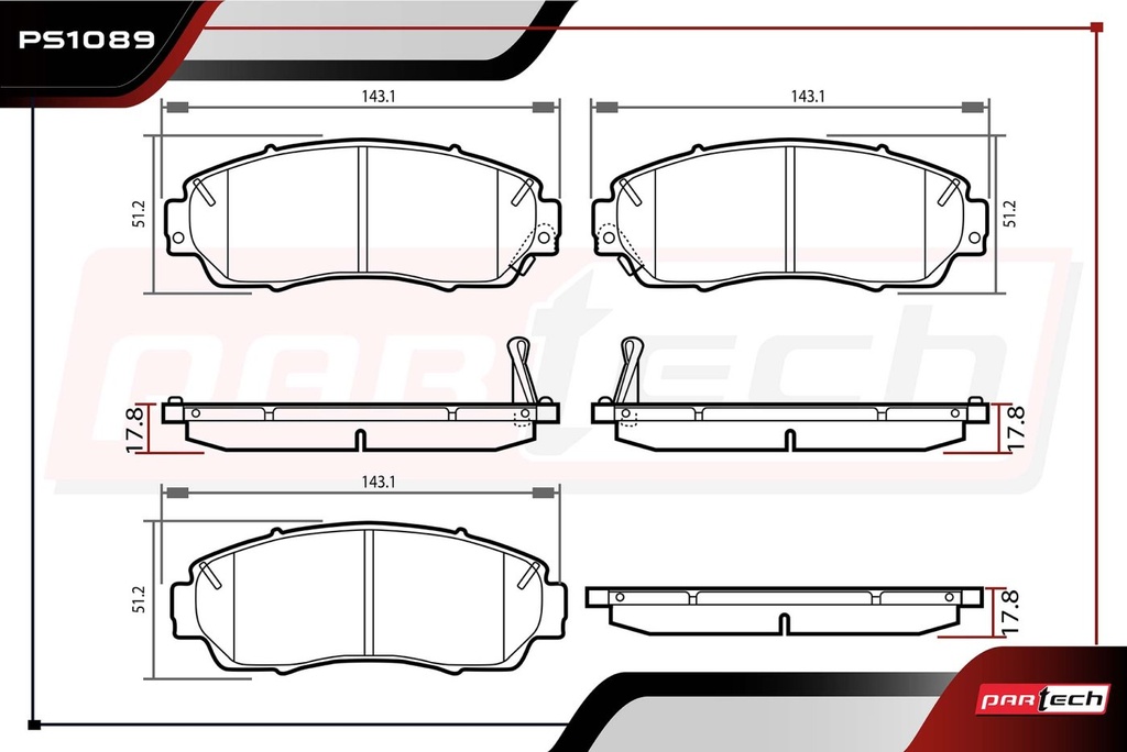 PASTILLAS DE FRENOS DEL. HONDA CR-V L4 2.4 GAS 2007-2011