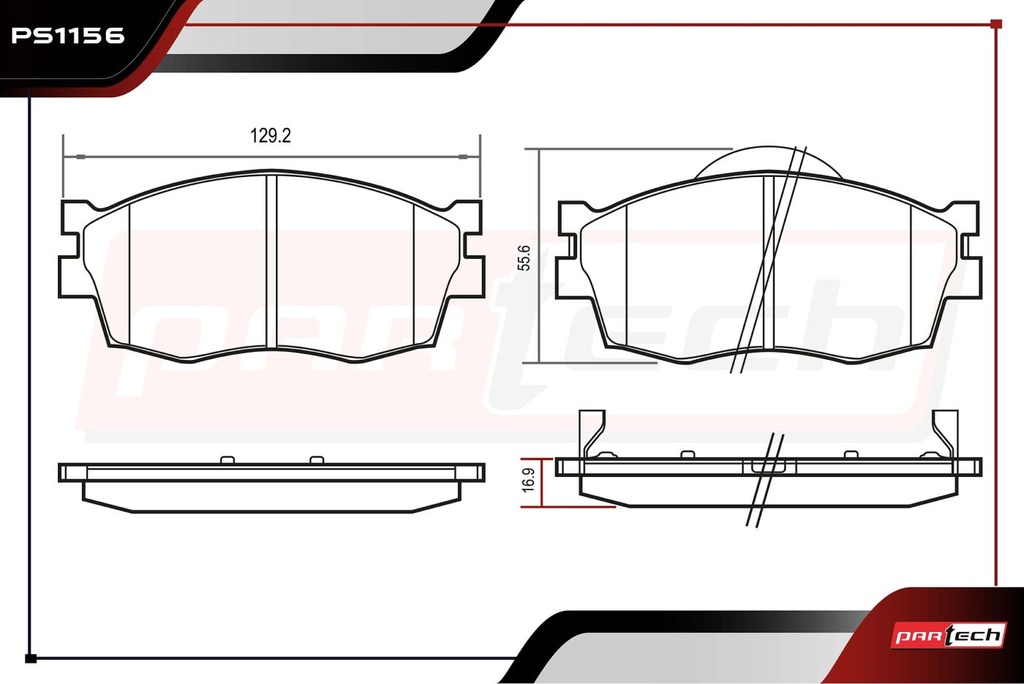 PASTILLAS DE FRENOS DEL. HYUNDAI ACCENT L4 1.6L GAS 2006-2011