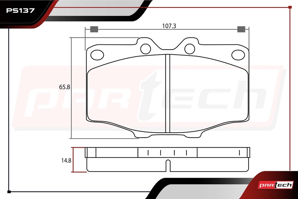 PASTILLAS DE FRENOS DEL. TOYOTA 4RUNNER L4 2.4 GAS 1984-1989