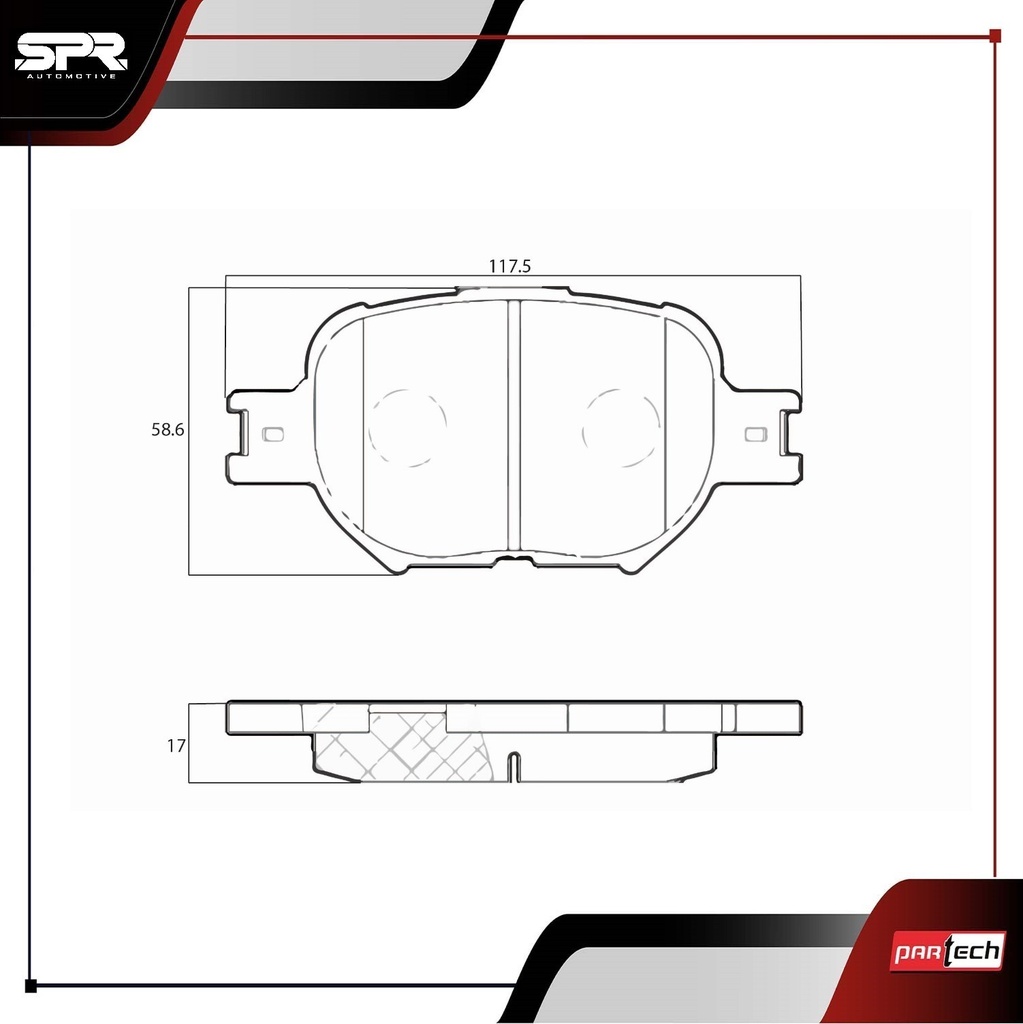 PASTILLAS DE FRENOS DEL. SCION TC L4 2.4 GAS 2005-2010