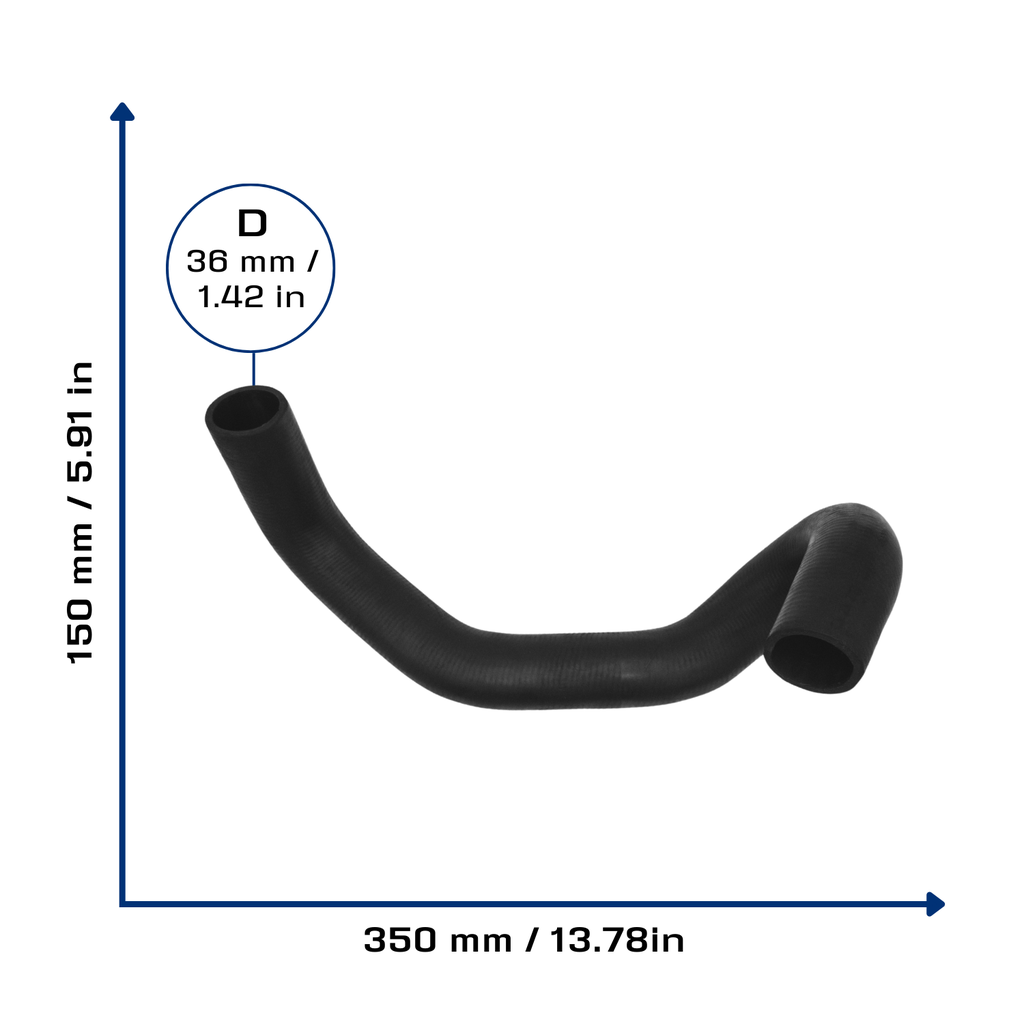 CA-3951 — Manguera Radiador CAUPLAS 3951
