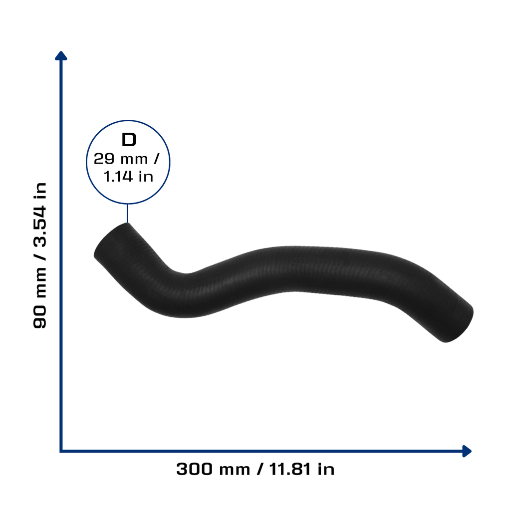 CA-5989 — Manguera Radiador CAUPLAS 5989