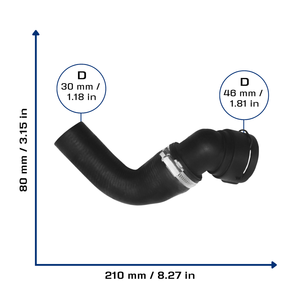 CA-5924 — Manguera Radiador CAUPLAS 5924