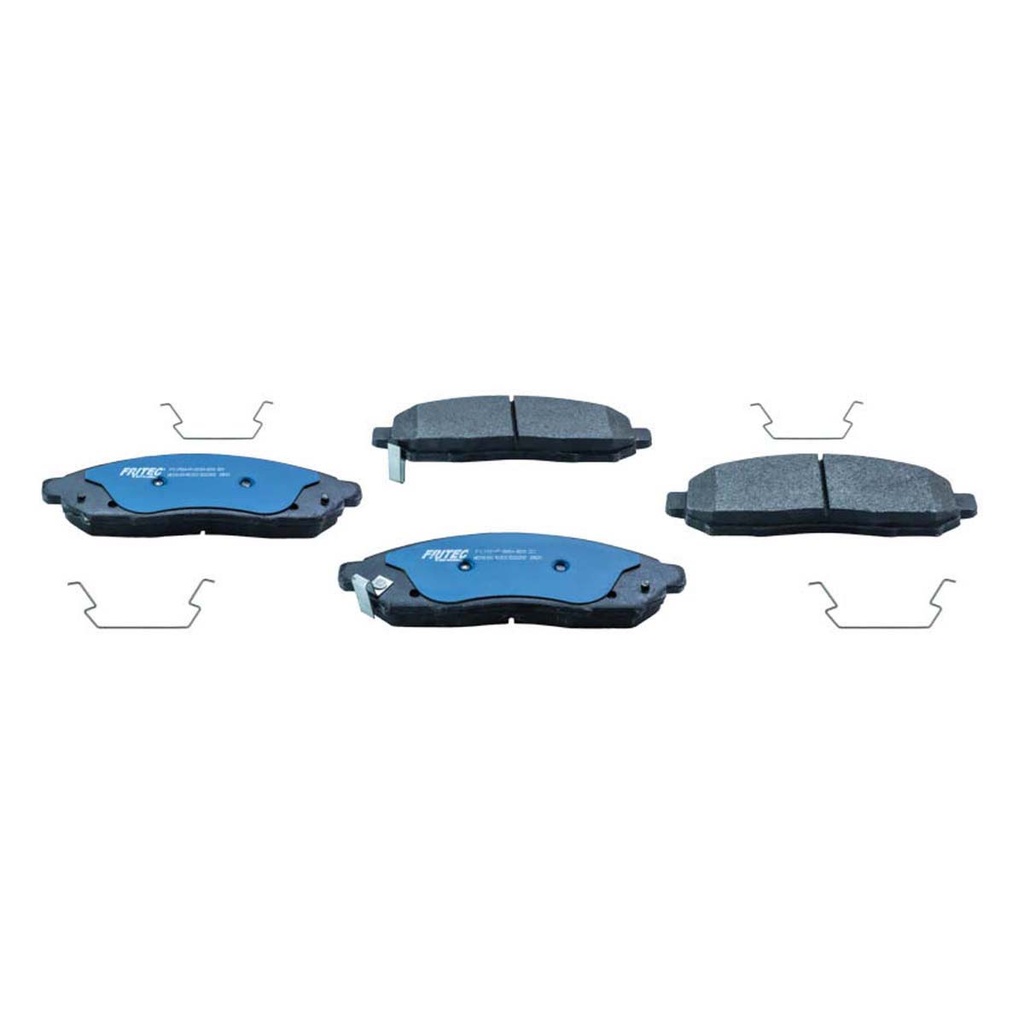 Pastilla para freno de disco Fritec. Formula Semimetallic Azul. Delantera Fritec M-8200-Z