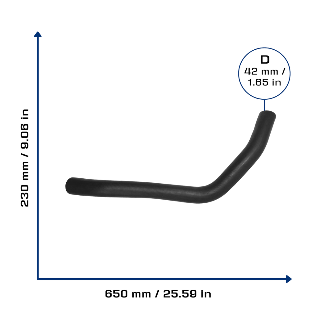 CA-5020 — Manguera Radiador CAUPLAS 5020