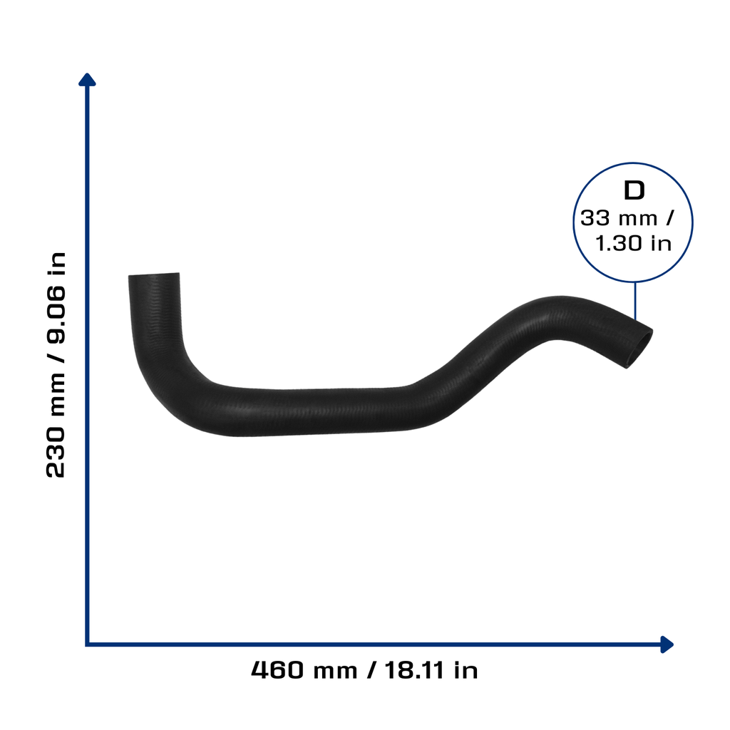 CA-3797 — Manguera Radiador CAUPLAS 3797