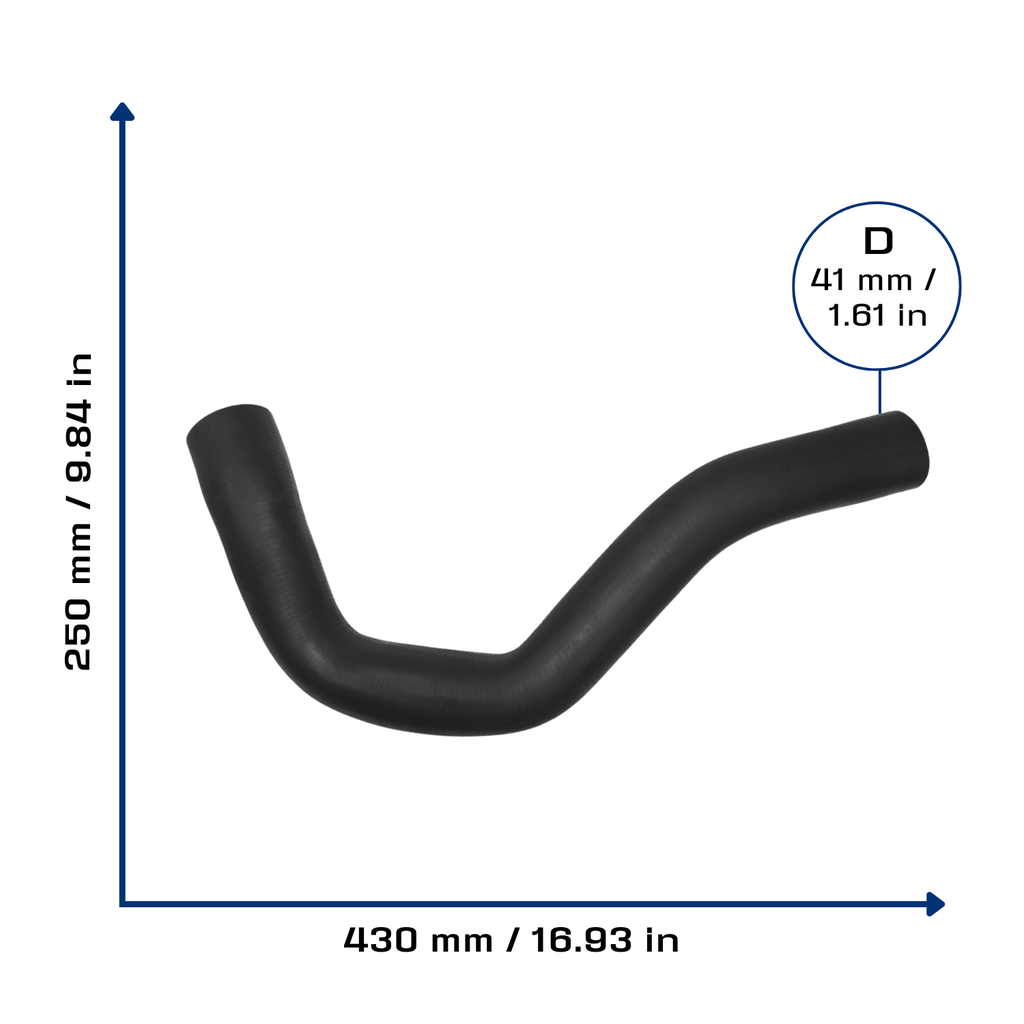 CA-5176 — Manguera Radiador CAUPLAS 5176