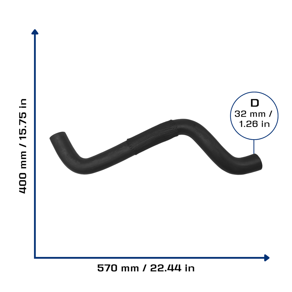 CA-3778 — Manguera Radiador CAUPLAS 3778