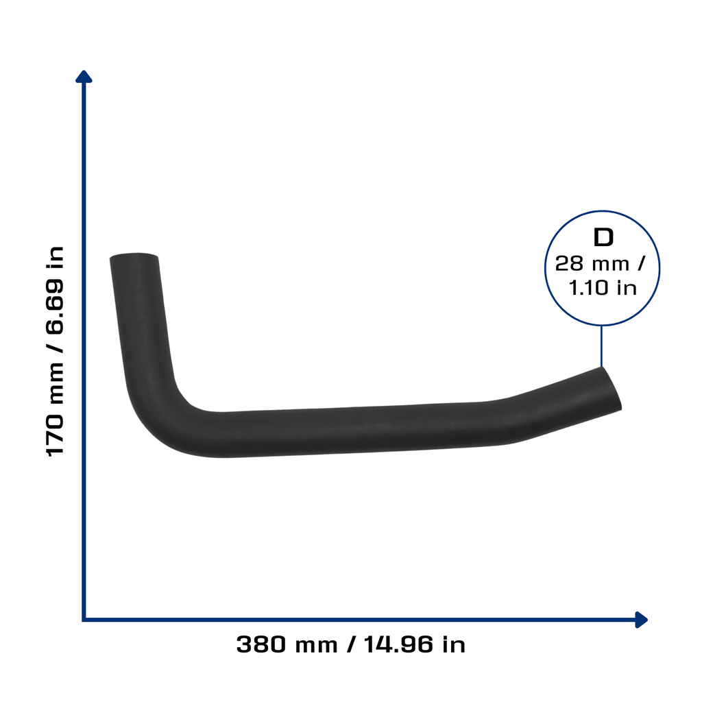 CA-5957 — Manguera Radiador CAUPLAS 5957