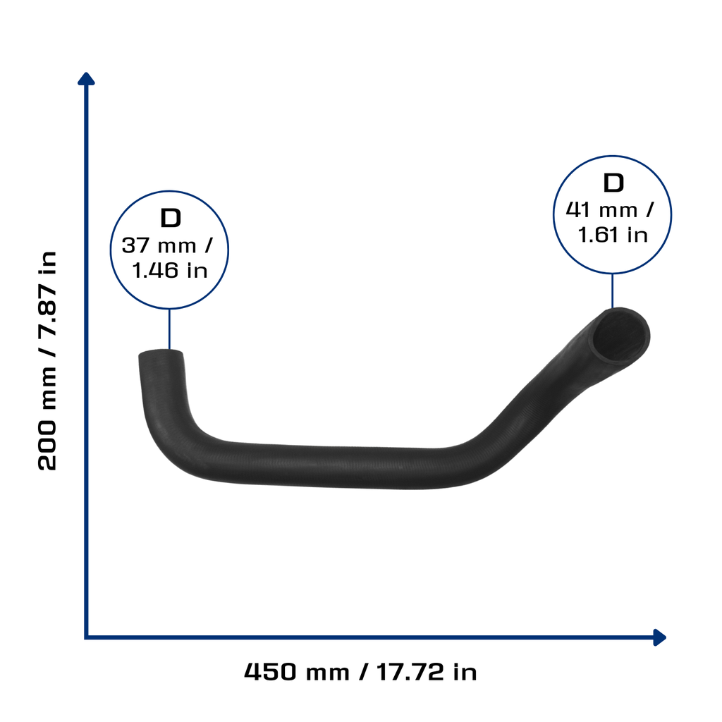CA-3493 — Manguera Radiador CAUPLAS 3493